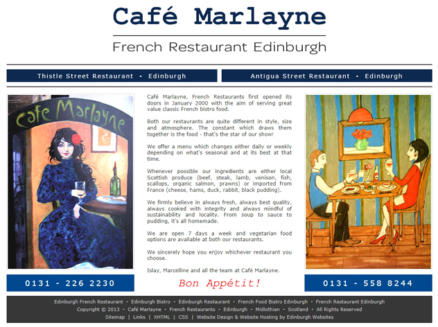 Café Marlayne Edinburgh