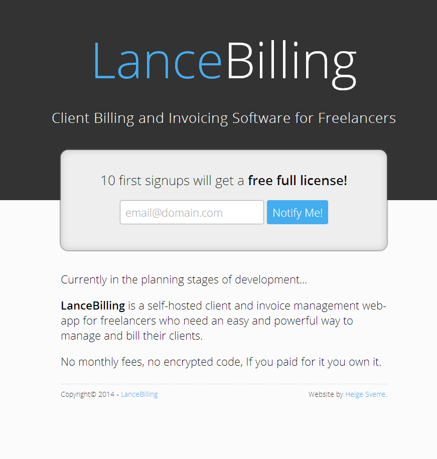Lancebilling Web Design